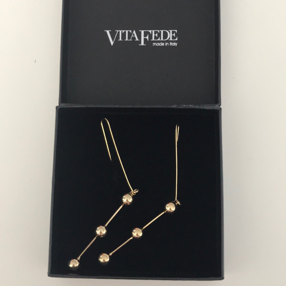 Vita Fede Gold dangle earrings